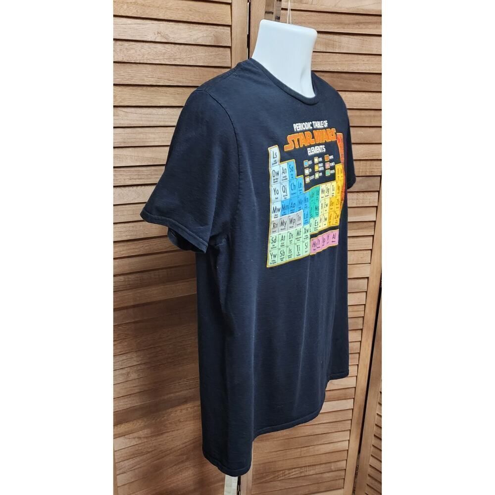 Star Wars Periodic Table of Elements Mens Black T-Shirt Size Large L Tee - Picture 3 of 6
